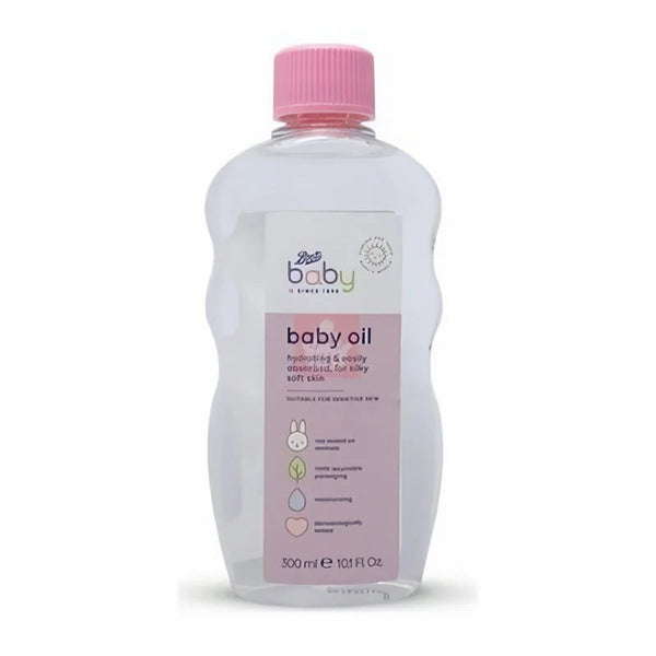 Boots little + Loved baby oil 300ml