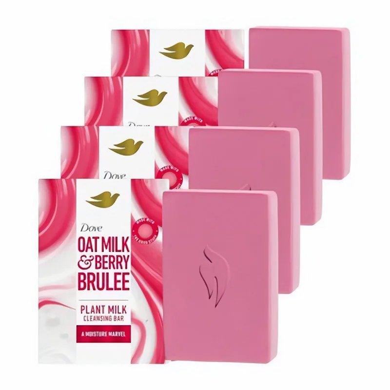 DOV oat milk berry brulee soap