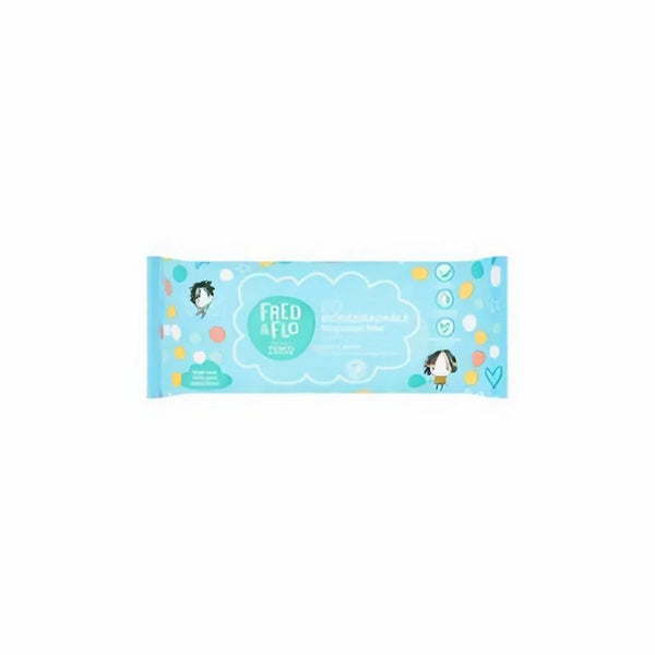 Fred & Flo Biodegradable Fragrance Free Wipes