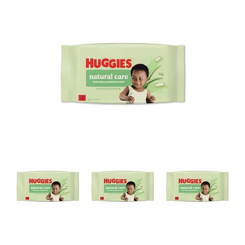 Huggies with aloe vera 48 baby wipes