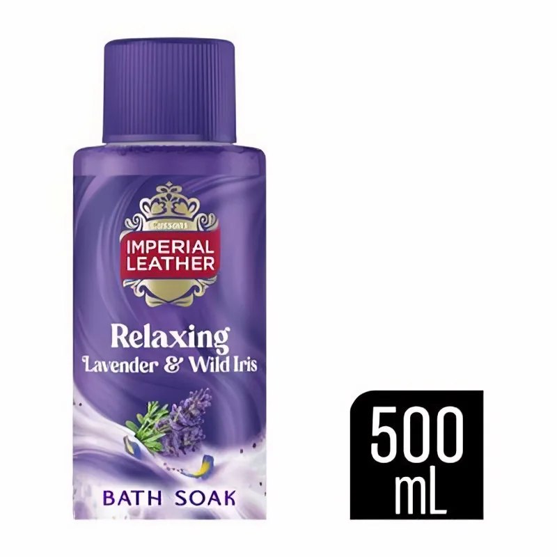 Imperial relaxing lavender and wild iris bath soak 500ml
