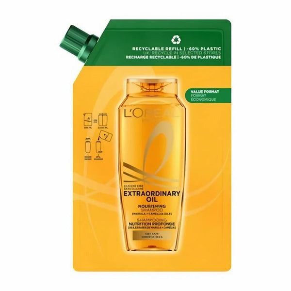 Loreal extraordinary oil shampoo 500ml refills