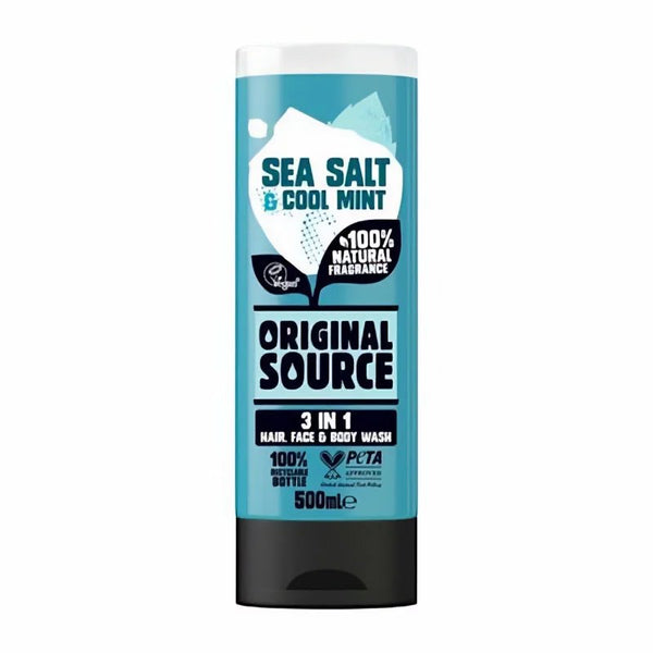 Original source sea salt cool mint Hair Facewash 500ml