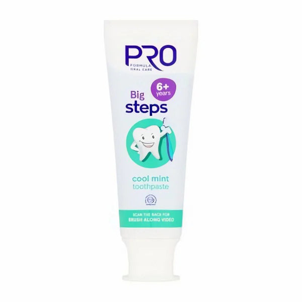 PRO big steps 6+ years cool mint toothpaste