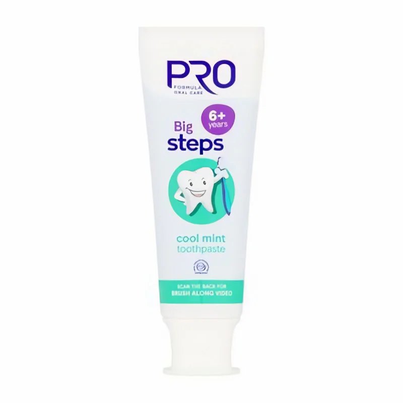 PRO formular oral care big steps 6+ cool mint toothpaste