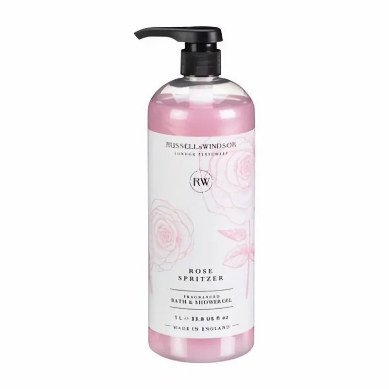 Russell & Windsor rose spritzer bath and shower gel 1000ml