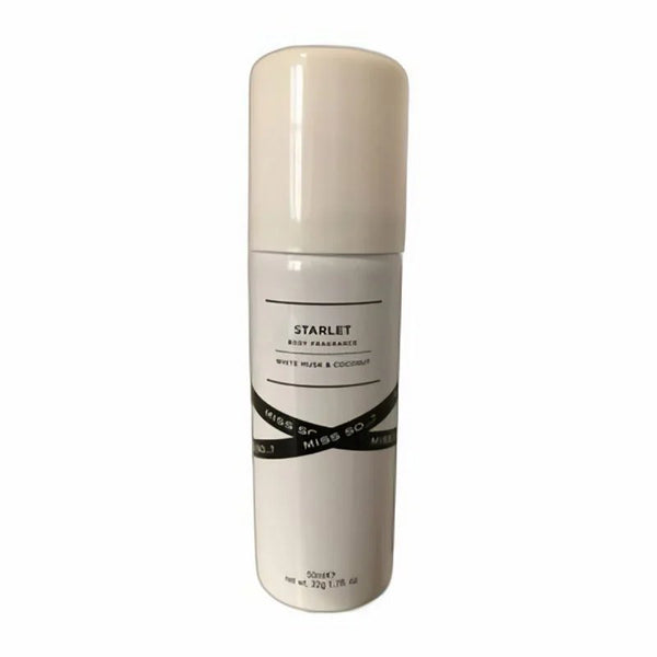 Starlet white musk and coconut body fragrance