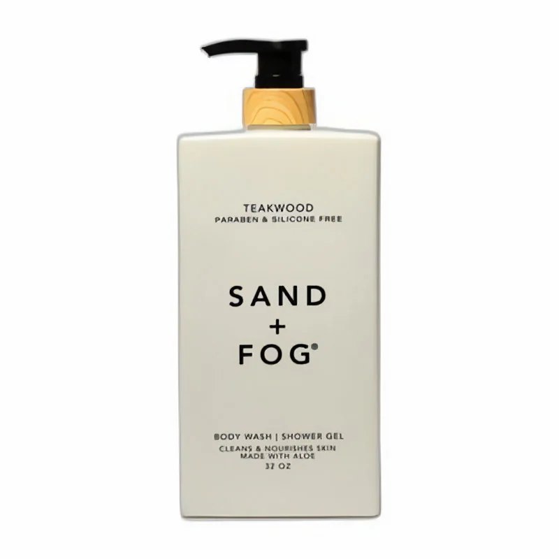 Teakwood sand + Fog body shower 1l black