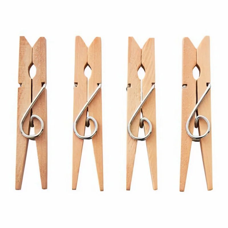 Tesco 24 wooden pegs
