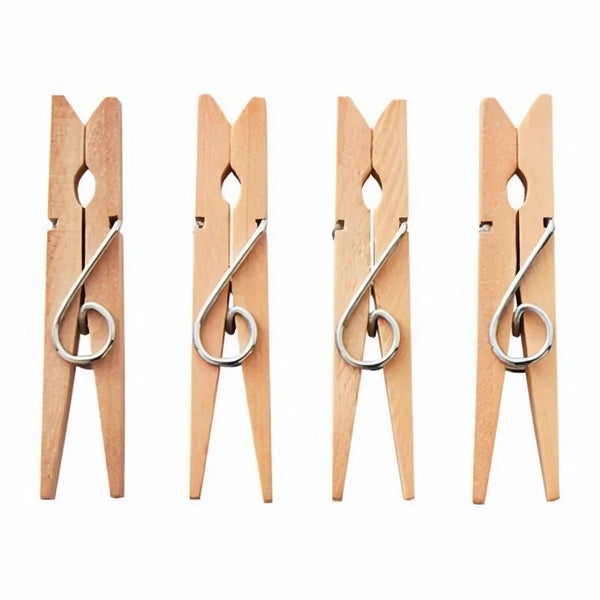 Tesco 24 wooden pegs