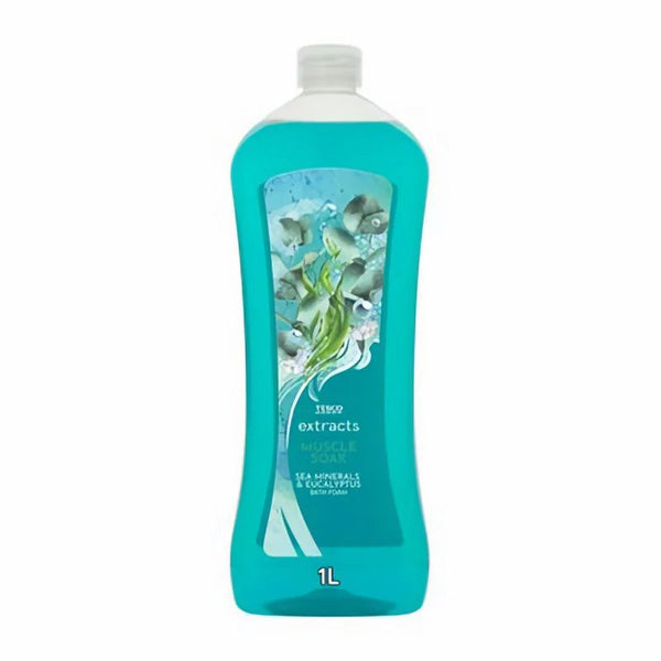 Tesco Extracts Muscle Soak SEA minerals and eucalyptrus bath foam