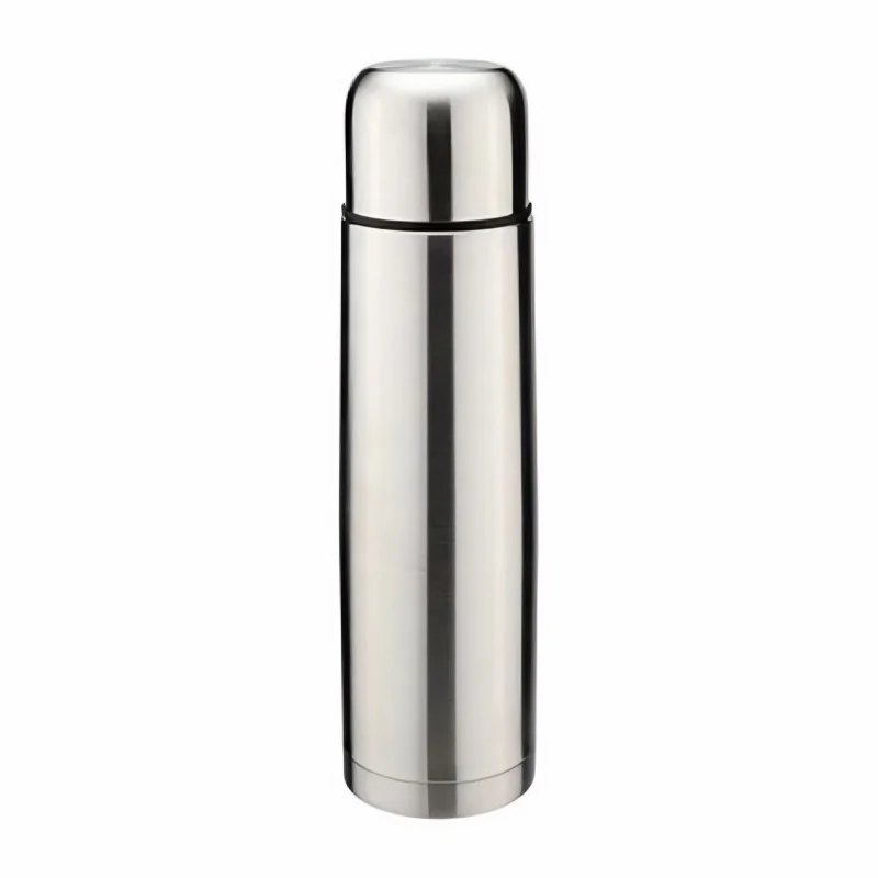 Tesco stainless steel travel flask-grey