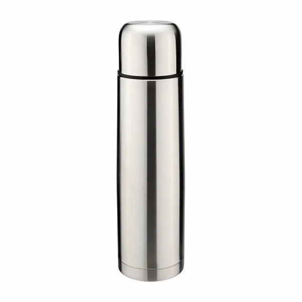 Tesco stainless steel travel flask-grey
