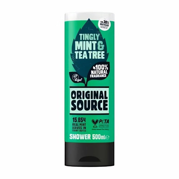 Tingly Mint + Tea tree shower gel 500ml