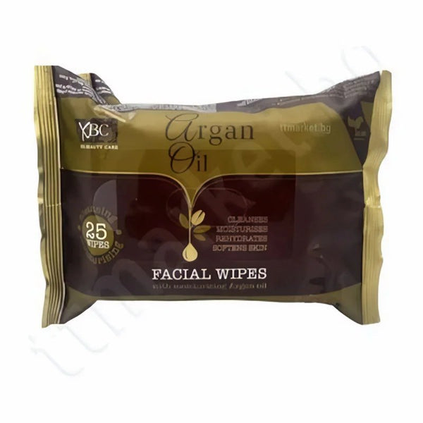 XBC argan oil facial wipes